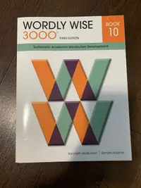 Worldly Wise 3000 third edition book 10 with answer key