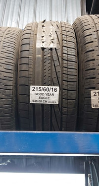 #42 1 Pneu ÉtÉ GOODYEAR EAGLE 215/60R16