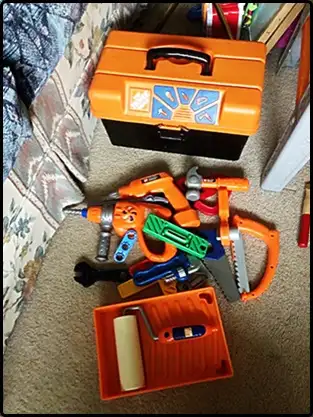 Kids Home Depot Tool Box and Tools $25, View more