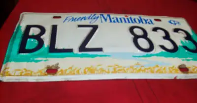 VINTAGE MANITOBA  LICENSE PLATES - CLEAN & IN GOOD SHAPE, View more