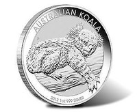 Pièce en argent/silver bullion Koala 2012 1 once 999