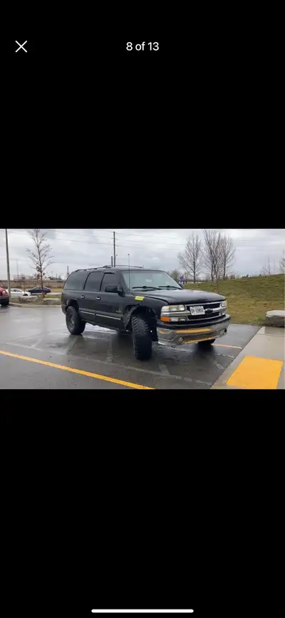 For sale is a 2000 Chevrolet Suburban 1500 on big bad 35s , a beastly 4x4 ready to tackle any terrai...