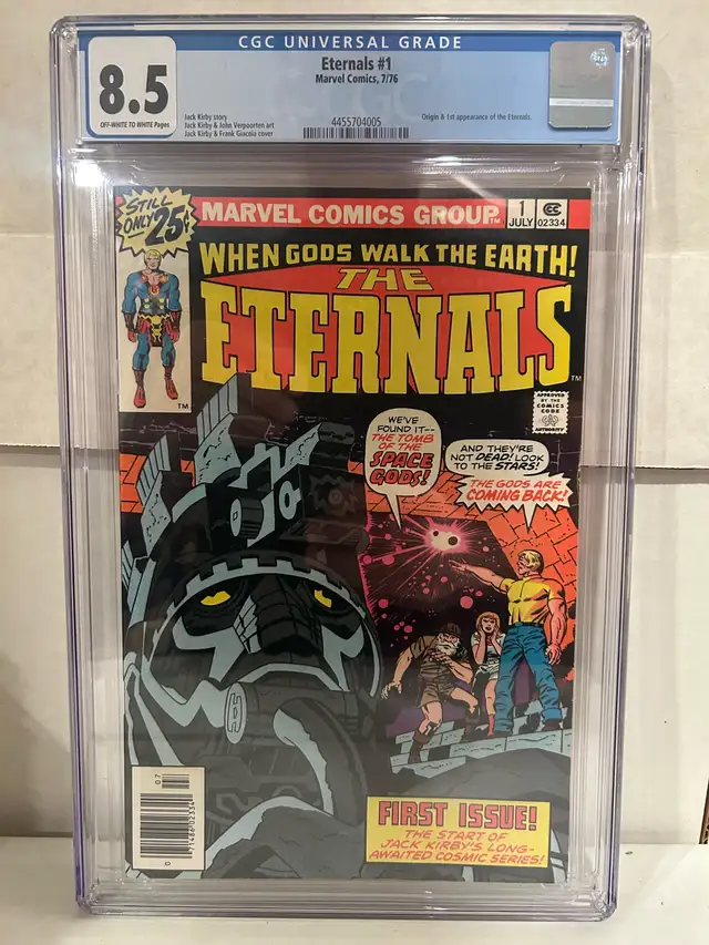 Eternals #1 CGC 8.5 & CGC 7.0 in Comics & Graphic Novels in City of Toronto - Image 3