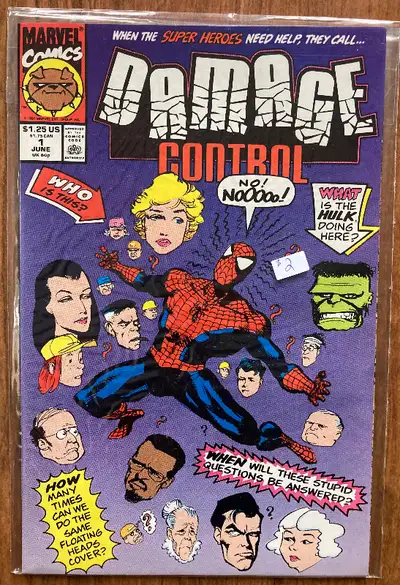 Marvel Comics Damage Control #1, Mint Condition, View more