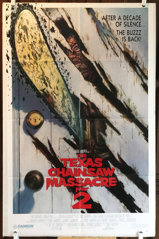 The Texas Chainsaw Massacre 2 (1986) Original Movie Poster in Arts & Collectibles in St. Catharines