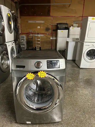 Washer- Samsung 30 Days  WarrantyTAS Appliances., View more