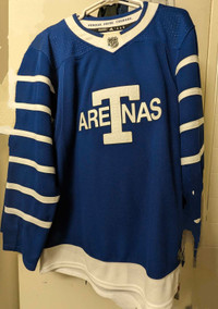 Authentic Adidas T Arena Jersey, Maple Leafs size 46