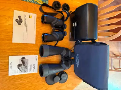 -Nikon 7x50IF SP WP -Fujinon 10x70 FMT-SX -Both excellent for low light, made for astronomy, etc. -V...