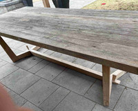 Table «&nbsp;DAN&nbsp;» de patios en bois de Teak de chez MUST