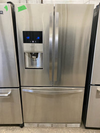  Electrolux three door stainless steel fridge