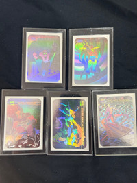 1990 marvel universe hologram card complete set