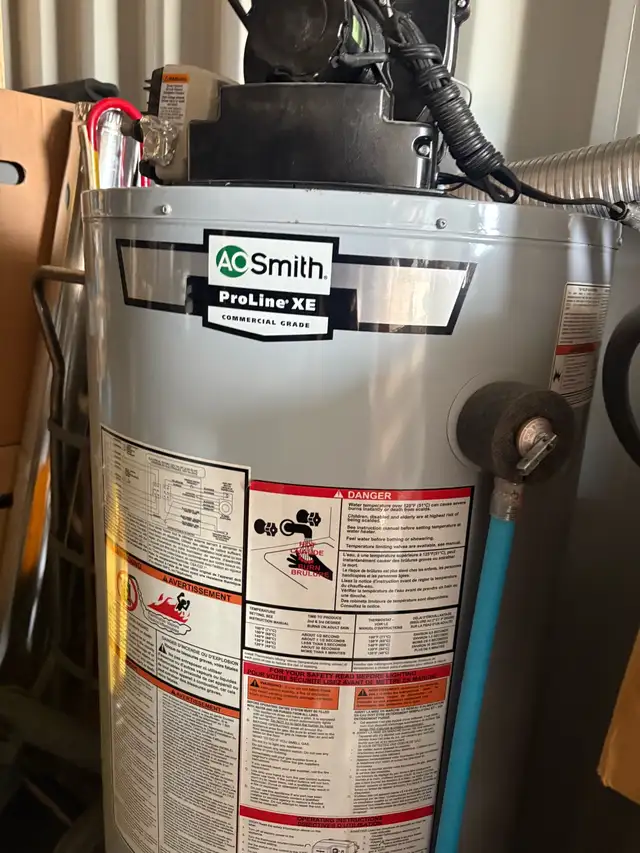 pv50 propane hot water tank