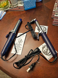 2 new conair curling irons