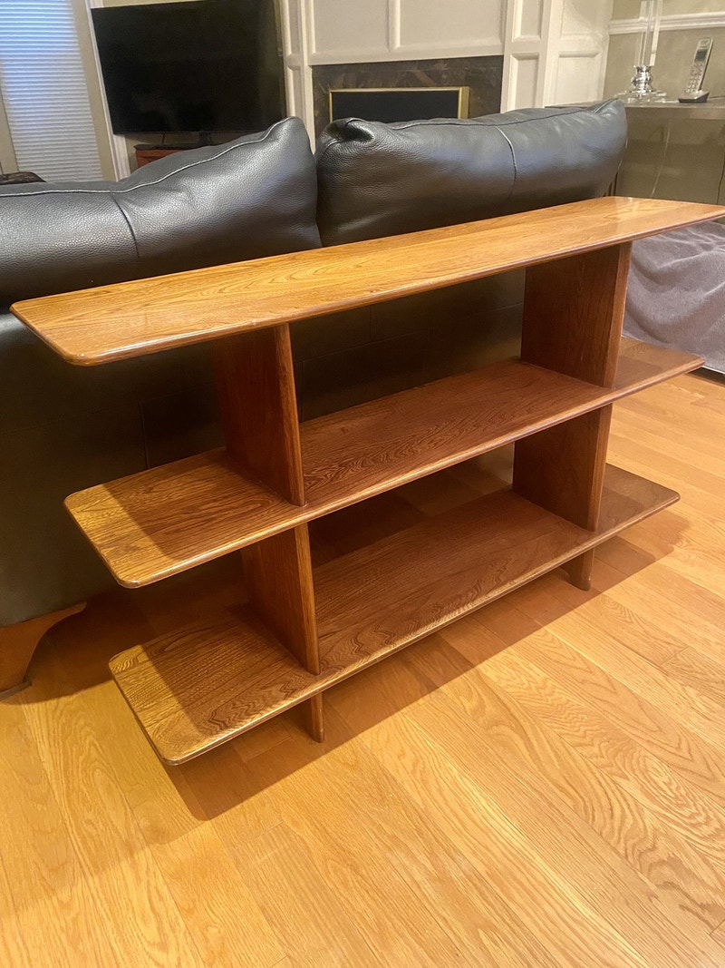Mid Century Modern Bookcase Credenza Console Divider Hutches