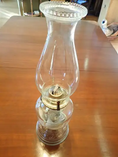 Lamp Oil with wick  18 inches tall, View more
