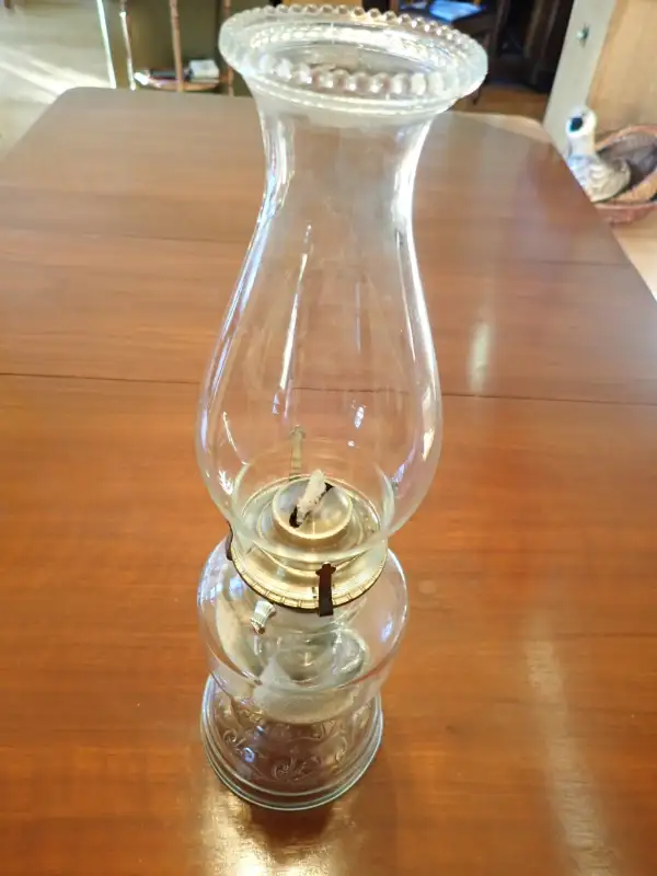 Lamp Oil with wick  18 inches tall in Arts & Collectibles in Calgary - Image 2