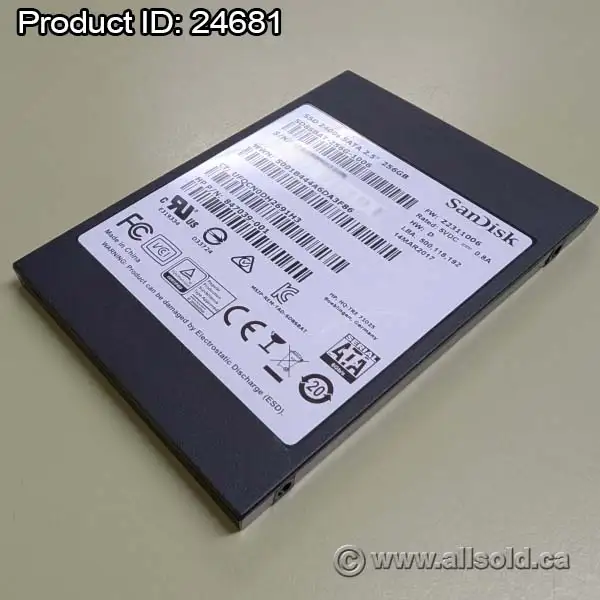 Sandisk Z400s 2.5" 256GB SSD Solid State Drive