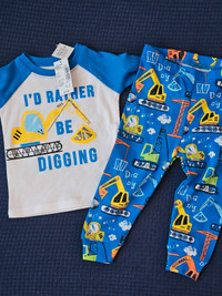 New with tag baby boy pajama set 15$