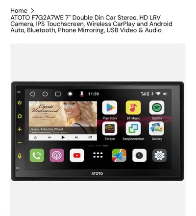 New 7” Touchscreen Car Stereo , View more