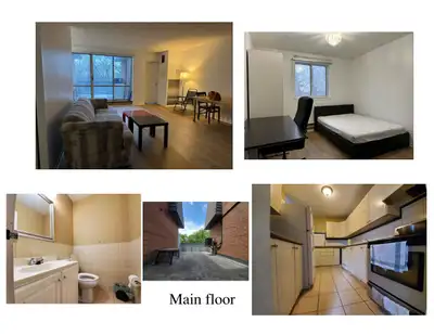 There is a bedroom available starting August 1, 2026, in a four-bedroom unit. The room is a fully fu...