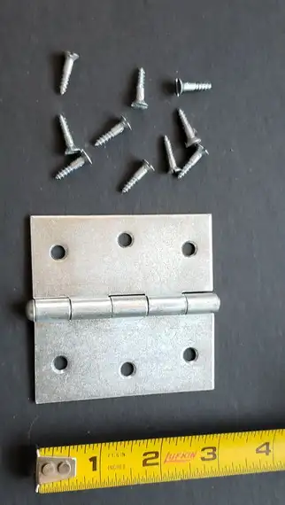 New 3-inch (76.2-mm) Cabinet / Door Hinge with Screws, View more