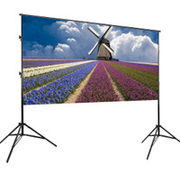 Qoody Projector Screen Stand for Indoor and Outdoor Projector Mo