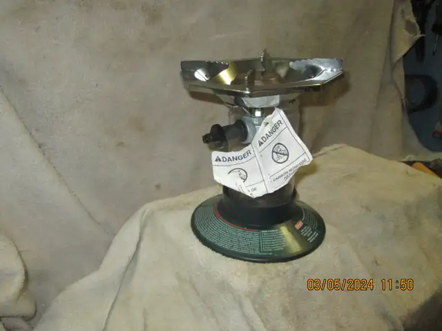 Coleman Camping Stove. Value $47.77 CAD, now $20.00.