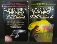 STAR TREK: The New Voyages 1 & 2 (14 Stories) 2 Bantam PB Books