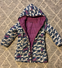 Hatley Size 4 reversible puffy jacket