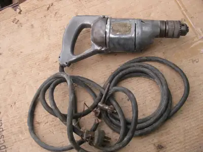 Vintage Black and Decker 3/8" drill, View more