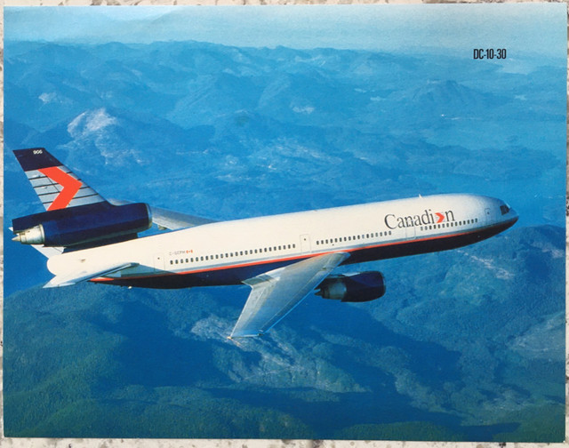 DC-10-30 CANADIAN AIRLINE, OFFICIAL PHOTO in Arts & Collectibles in Gander