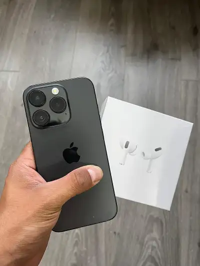 iPhone 15 Pro 256gb **Pods Pro/Charger Bundle + Delivery**, View more