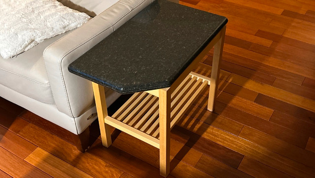 Granite End Tables (2/$200) in Other Tables in St. Albert