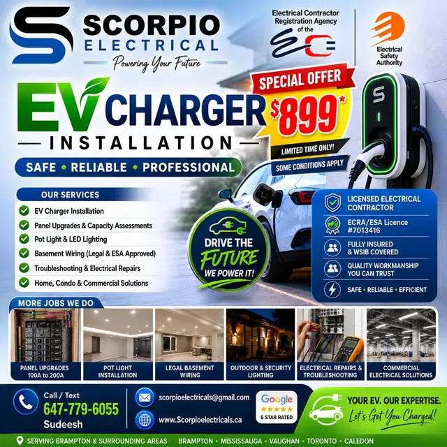 EV Charger Installation $899491785746037483520