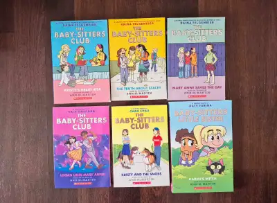 6 Babysitters club graphic novels, View more