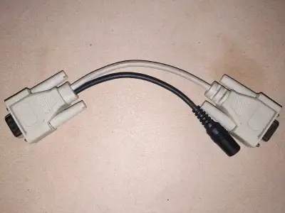 DB9 to DB9/DC Power Splitter, View more