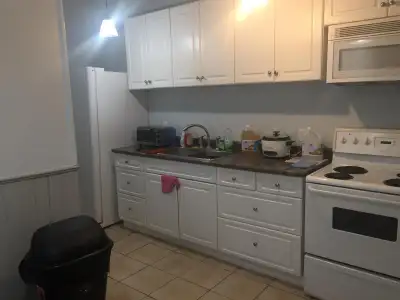 1 bedroom (basement) available for rent to a male roommate in a 2-bedroom, 1.5-bathroom apartment in...