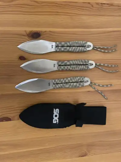 SOG Fling Throwing Knives - Like New!, View more