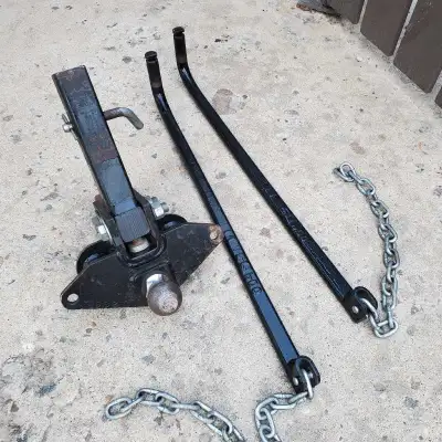 trailer sway control bars and hitch, View more