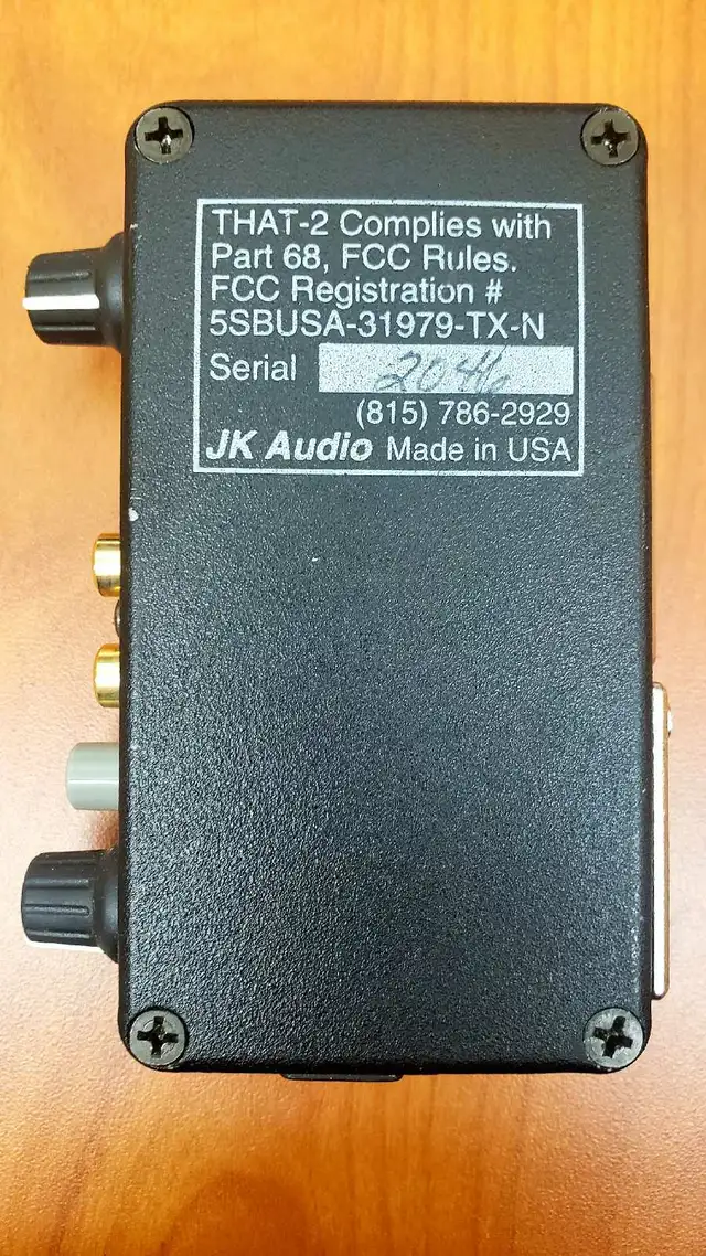 JK Audio THAT-2 Telephone Handset Audio Tap in Pro Audio & Recording Equipment in City of Toronto - Image 3