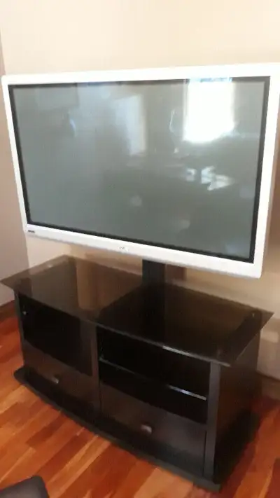 optoma pd50 plasma tv and stand, View more