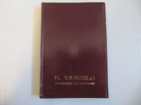 Vintage "Il Vangelo Apocalisse Di Giovanni" LeatherCladBook 1965