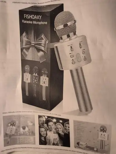 FishOaky Wireless Microphone, View more