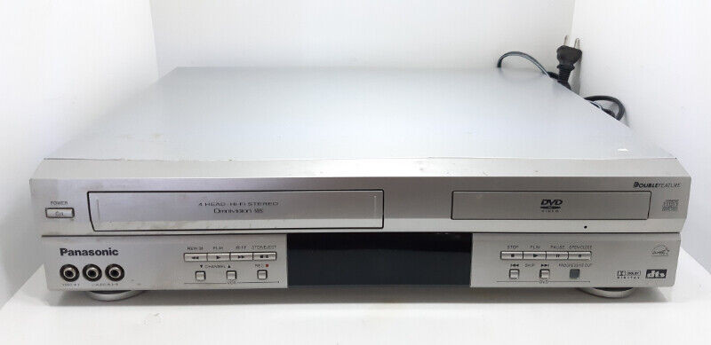 PANASONIC PV-D4745S-K Silver 4 Head VCR / DVD Player NO REMOTE for sale  