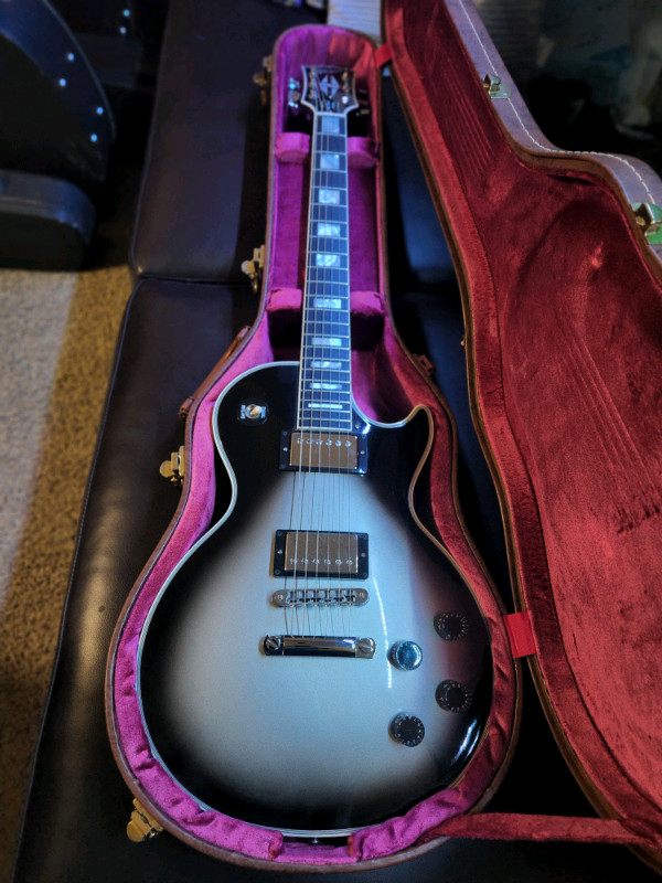 Used, 2014 Gibson Custom Shop Les Paul Custom Silverburst  for sale  