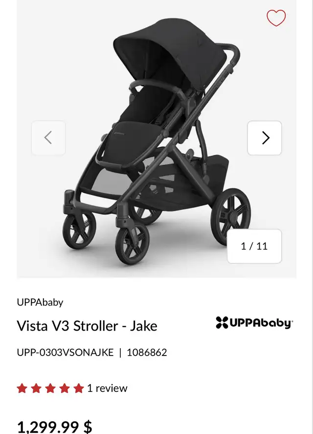 ORIGINAL UPPAbaby Vista V3 Stroller  BRANDNEW in Strollers, Carriers & Car Seats in Markham / York Region - Image 2