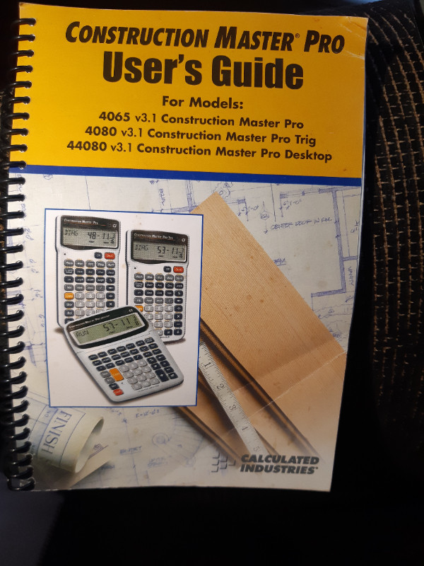 Contractors Calculator in Power Tools in Belleville - Image 3
