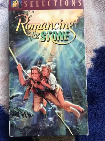 ROMANCING THE STONE Movie Vintage VHS Cassette Tape, View more