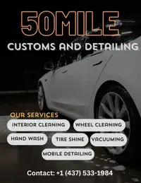 Car detailing /wash and customs