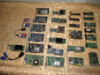 VARIOUS Older VIDEO CARDS / NETWORK / USB FIREWIRE / parts etc.